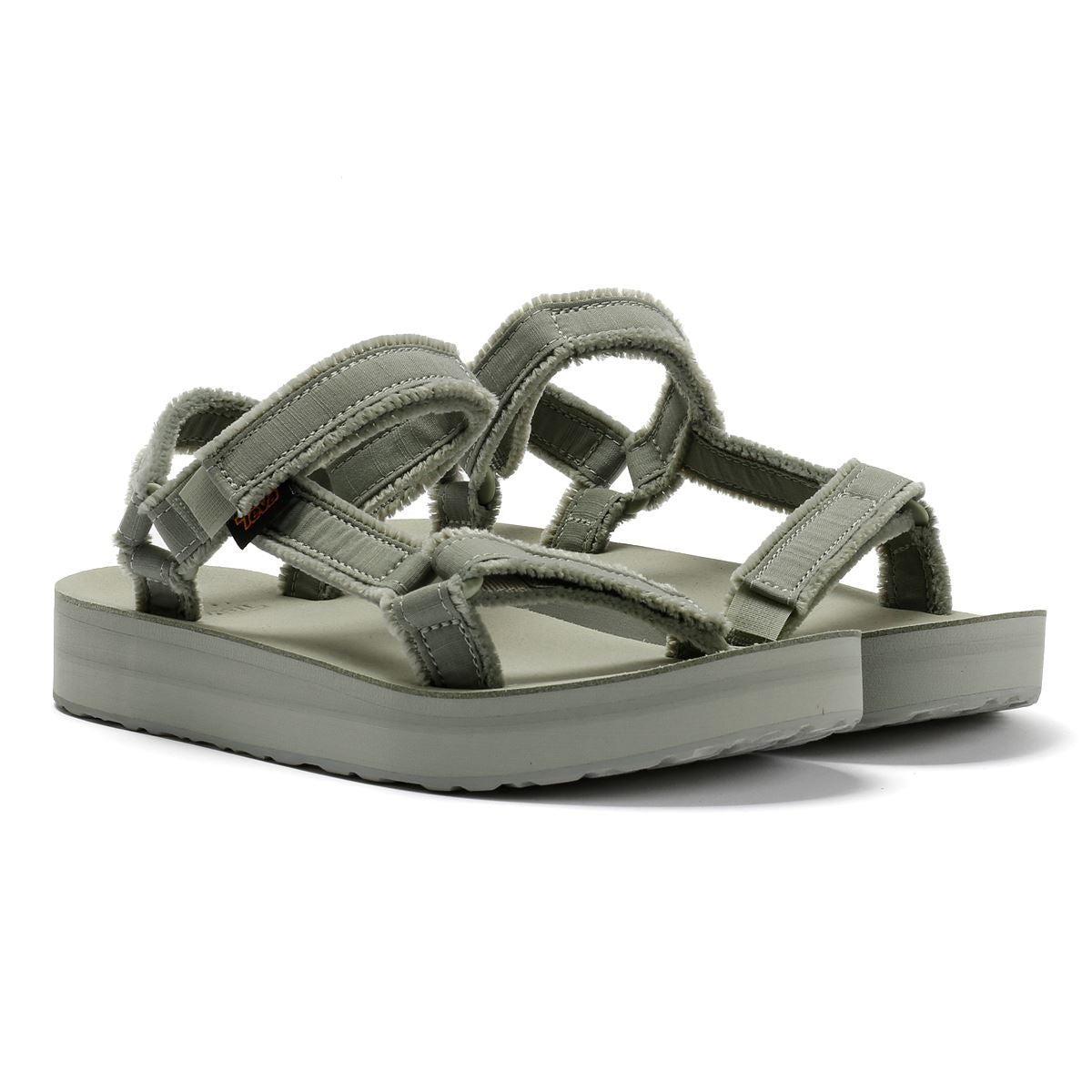 Teva Midform Universal Sandales Vertes En Toile Pour Femmes