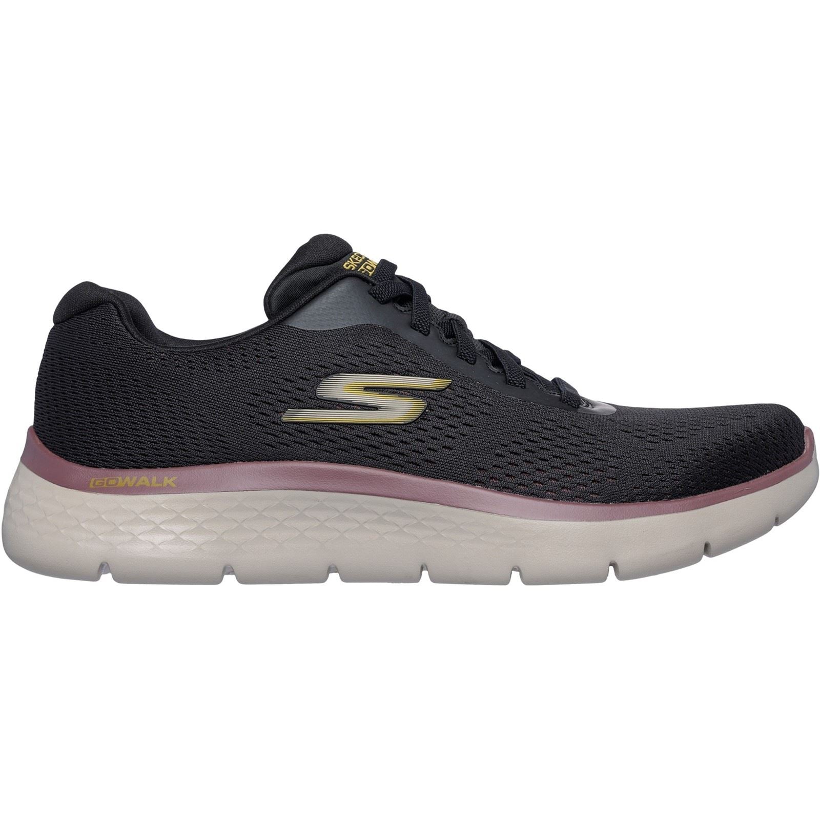 Skechers GO WALK Flex Chaussures De Sport Pour Hommes En Textile Noir/Multicolore