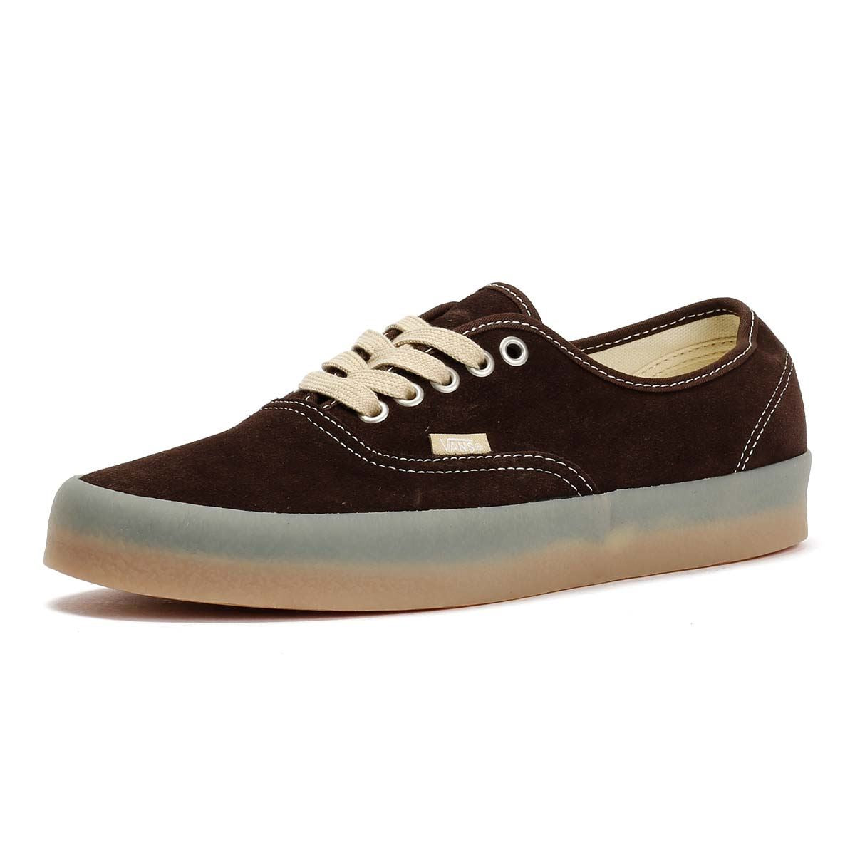Vans Authentic Crepe Baskets Brunes Pour Hommes En Suède