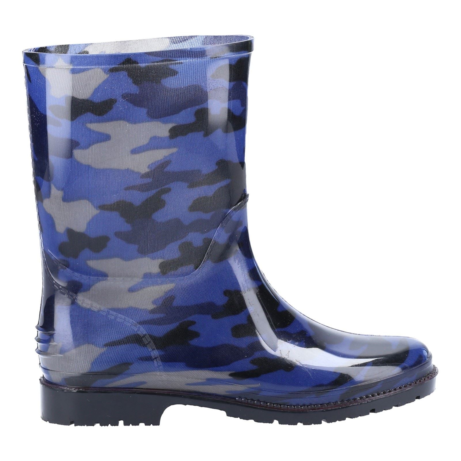 Cotswold PVC Jnr Bottes De Pluie Camouflage Marine Pour Filles En Pvc