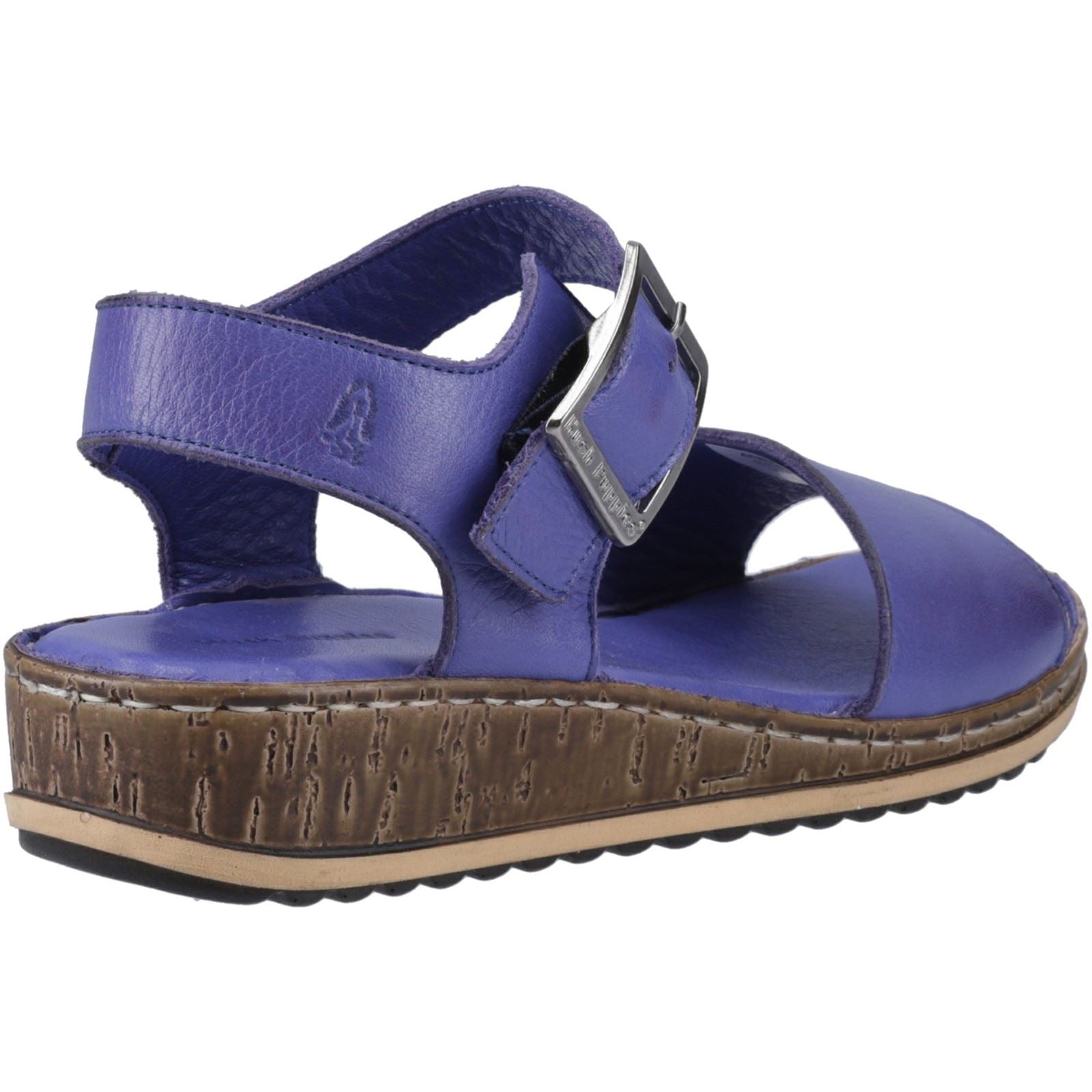 Hush Puppies Ellie Sandales Indigo Pour Femmes En Cuir