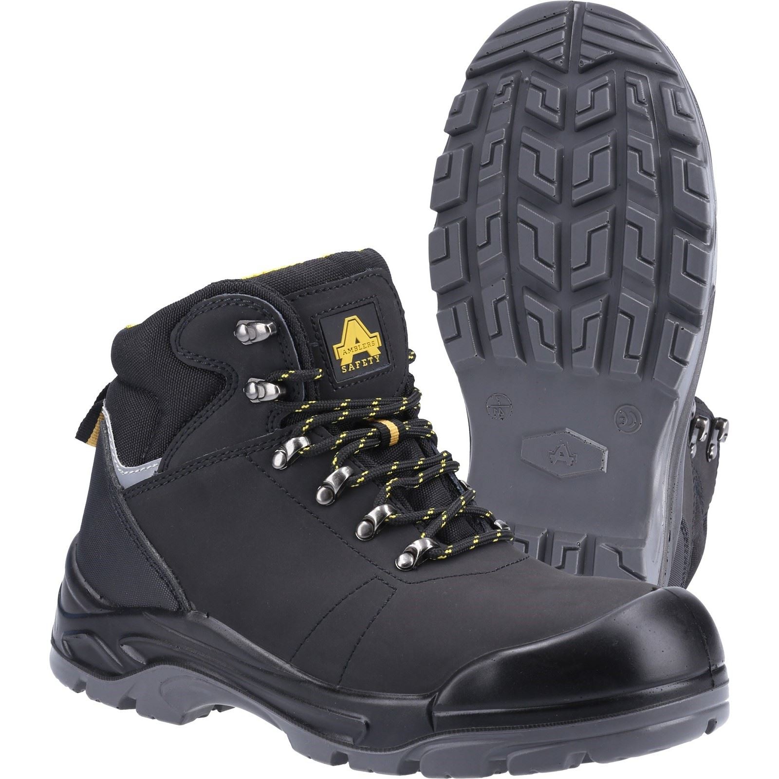 Amblers Safety Bottes De Sécurité Noires En Cuir As252