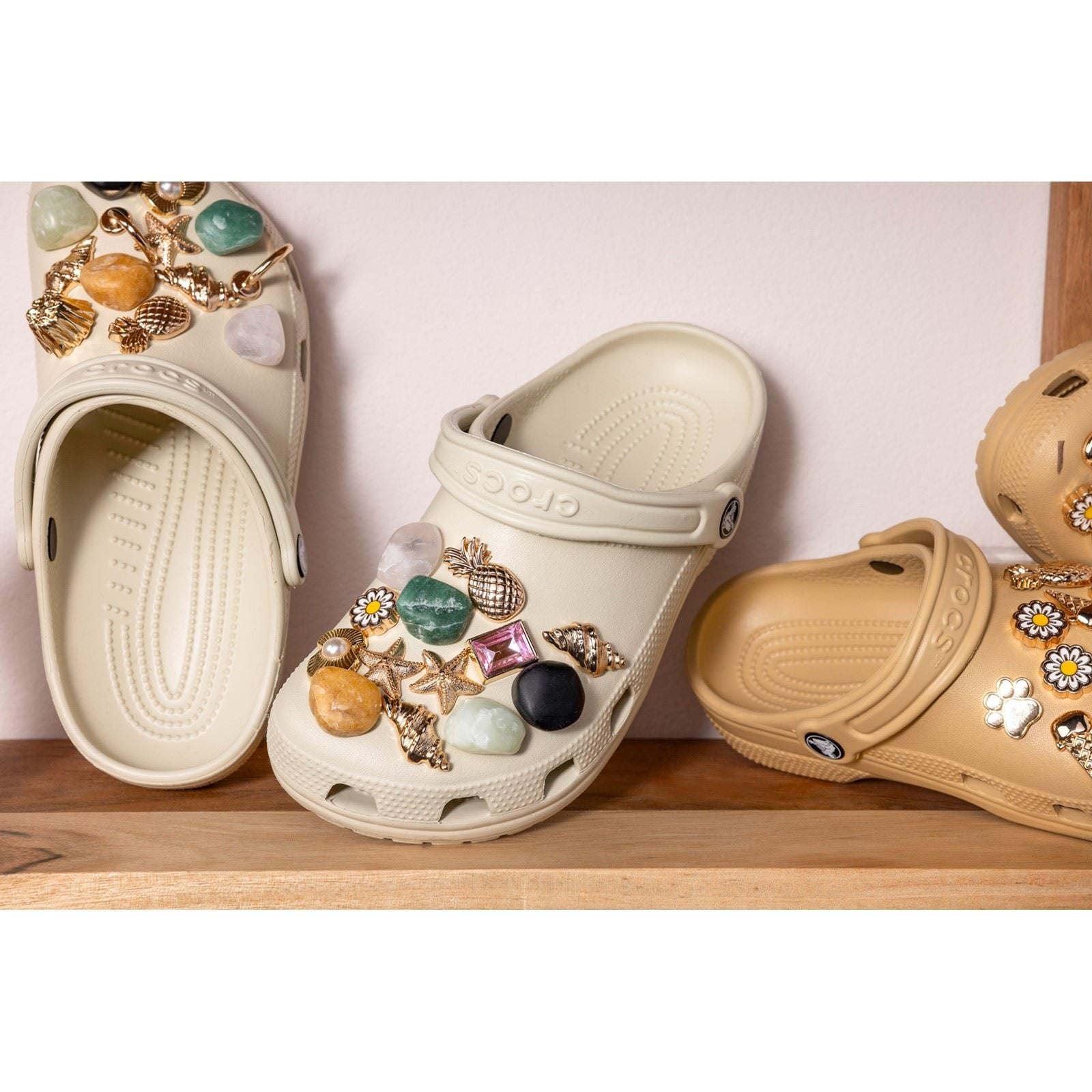 Crocs Toddler Classic Croslite Caoutchouc Mocassins À Plaque En Forme D'os
