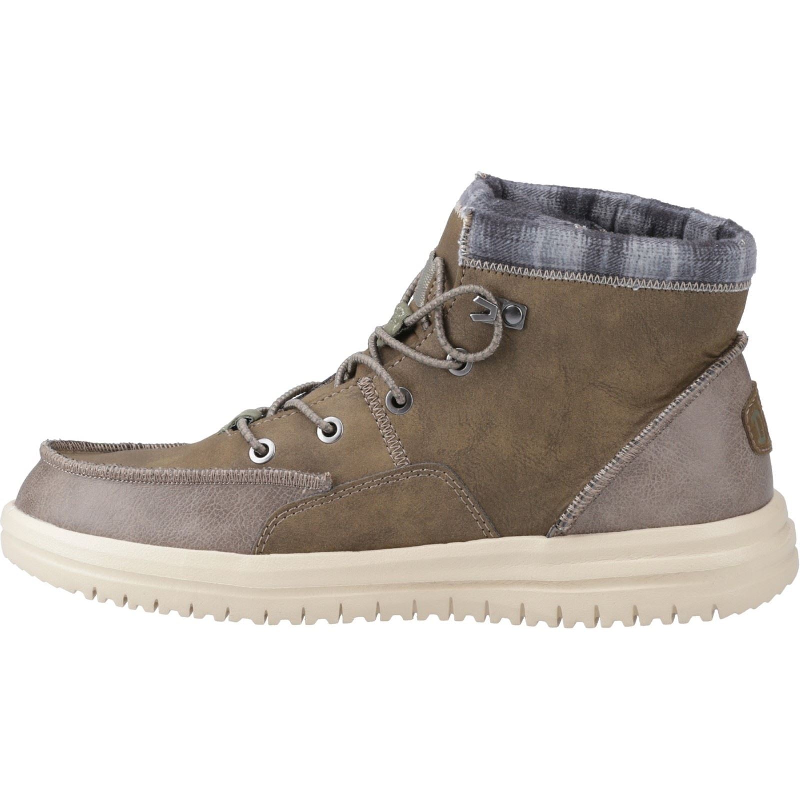 HEYDUDE Bradley Classic Bottes En Cuir Pour Hommes En Noyer