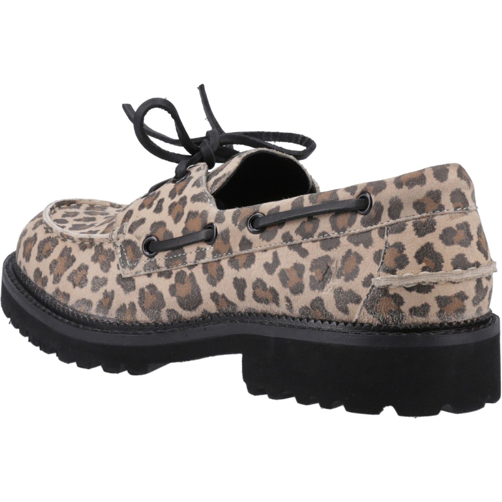 Hush Puppies Geri Femmes Mocassins Léopard Suédois