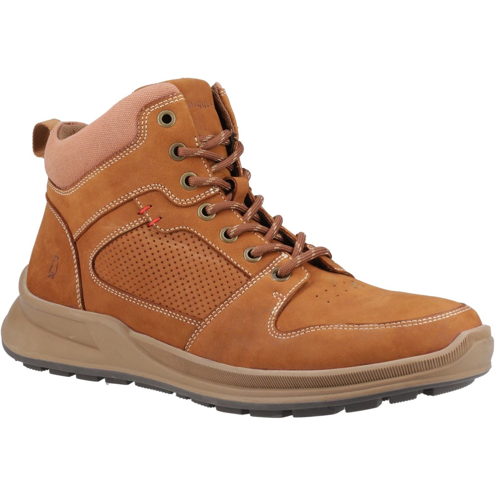 Hush Puppies Arnie Bottes En Cuir Marron Pour Homme