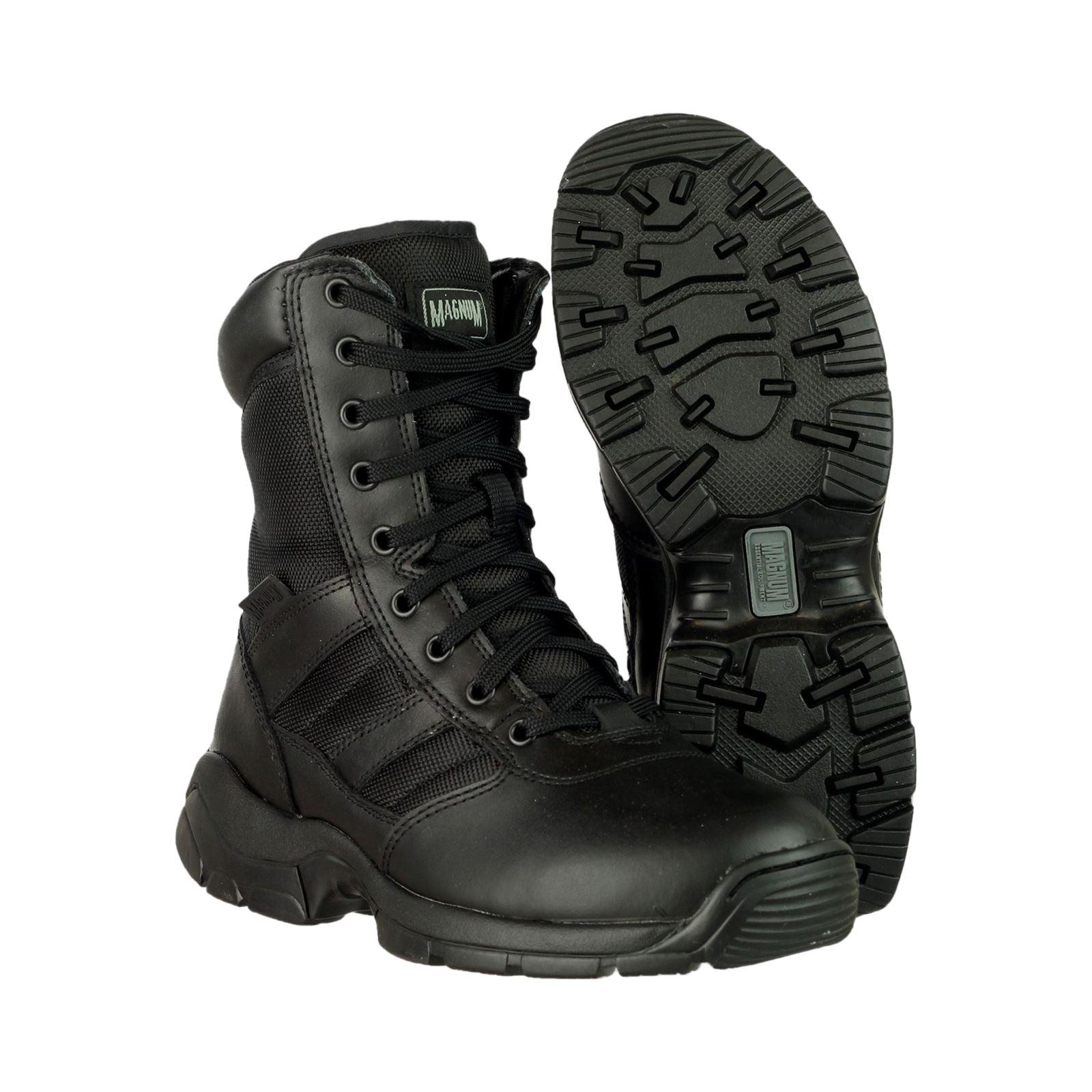 Magnum Bottes De Sécurité Noires En Cuir/Nylon À Fermeture Éclair Latérale Panther 8.0