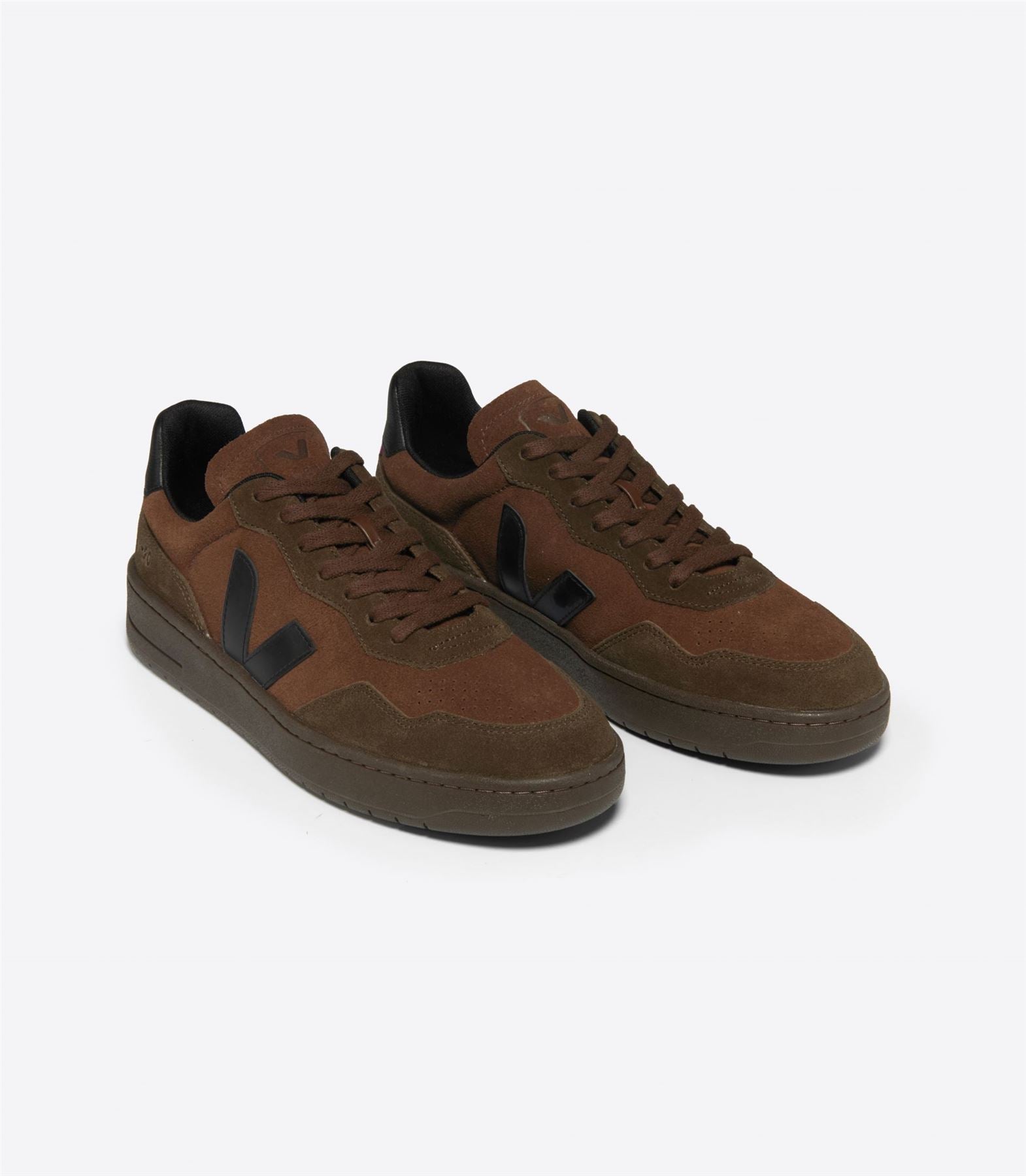 Veja V-90 Baskets en daim marron pour femme