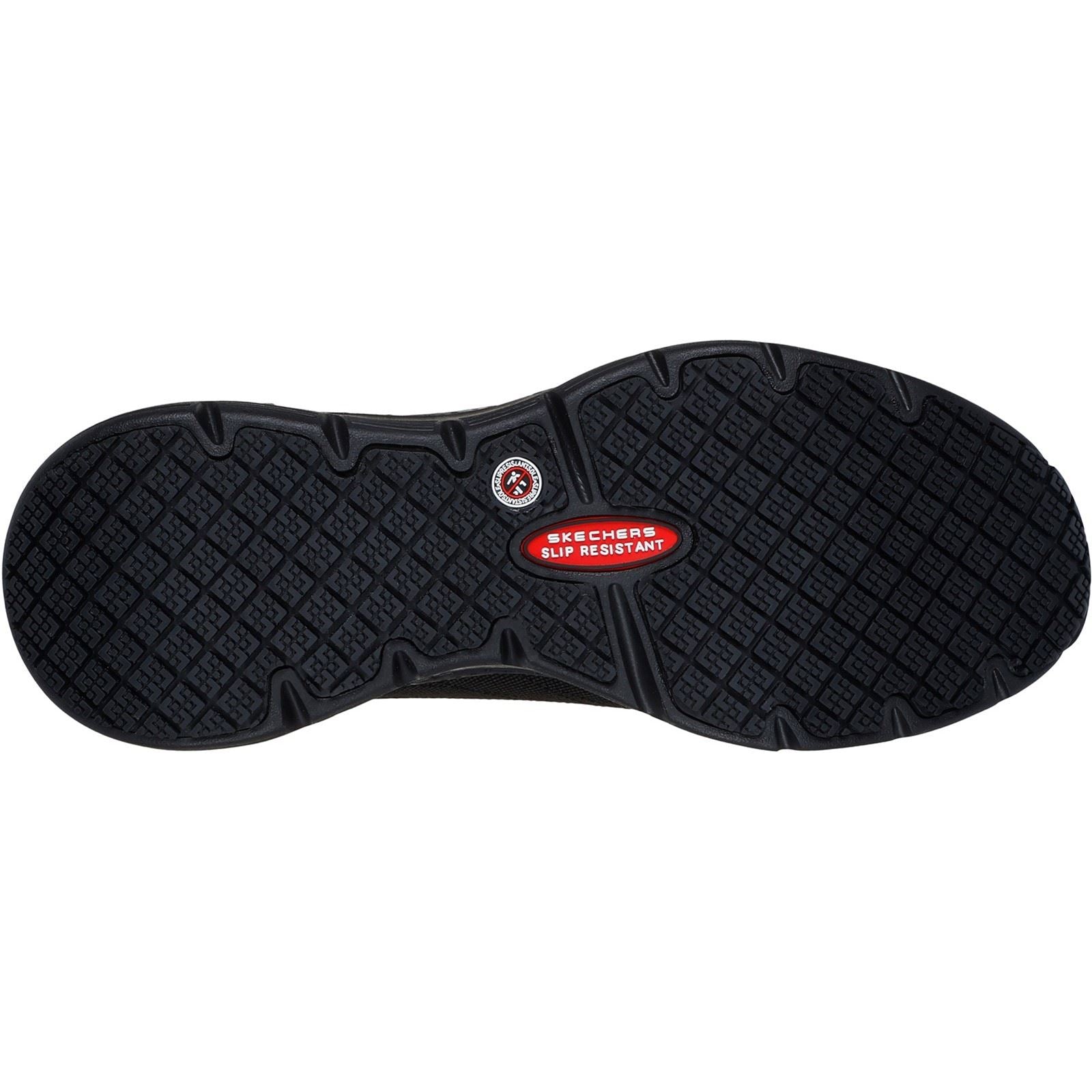 Skechers Workwear Arch Fit SR Ebinal Baskets De Sécurité Noires En Textile Pour Femmes