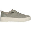 Skechers BOBS Copa Baskets En Toile Pour Femmes, Couleur Olive.