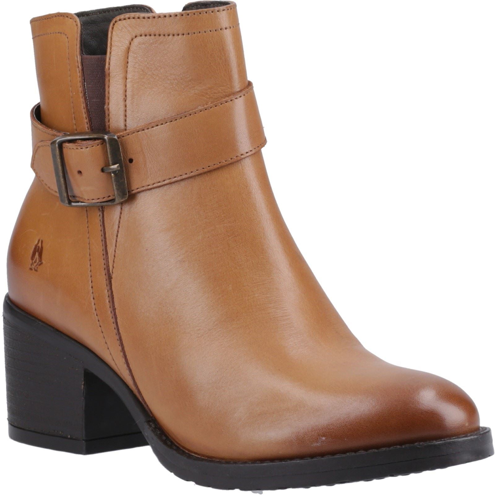 Hush Puppies Hensley Bottes À Talons En Cuir Pour Femme Couleur Tan