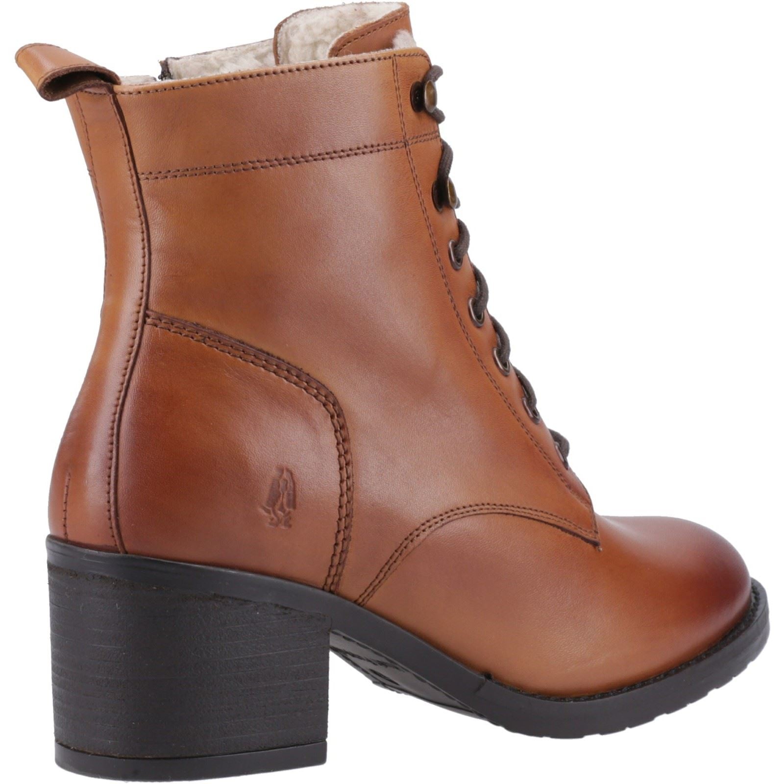 Hush Puppies Harriet Bottes En Cuir Pour Femmes Couleur Tan