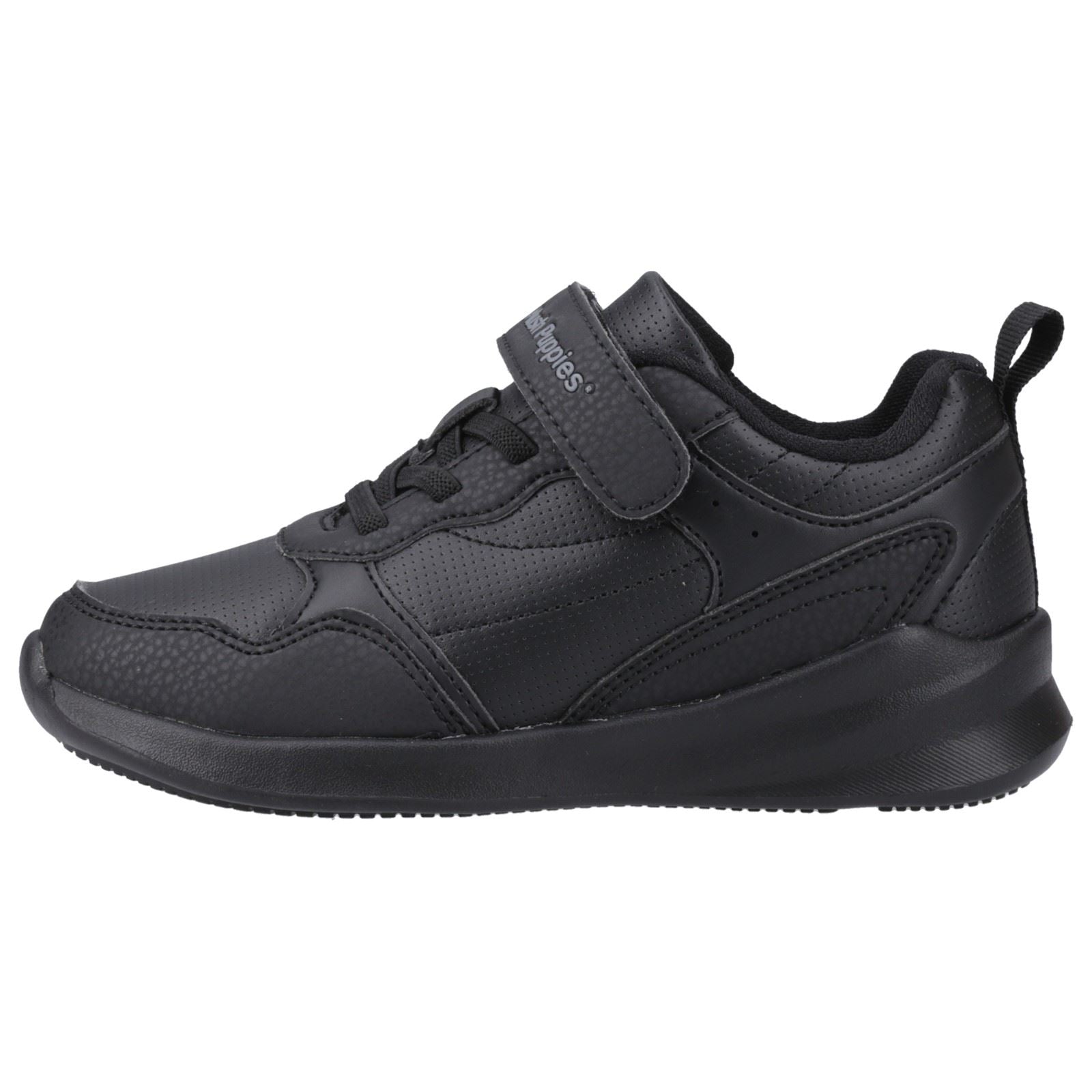 Hush Puppies Marling Bungee Lace Junior Chaussures En Polyuréthane Noires