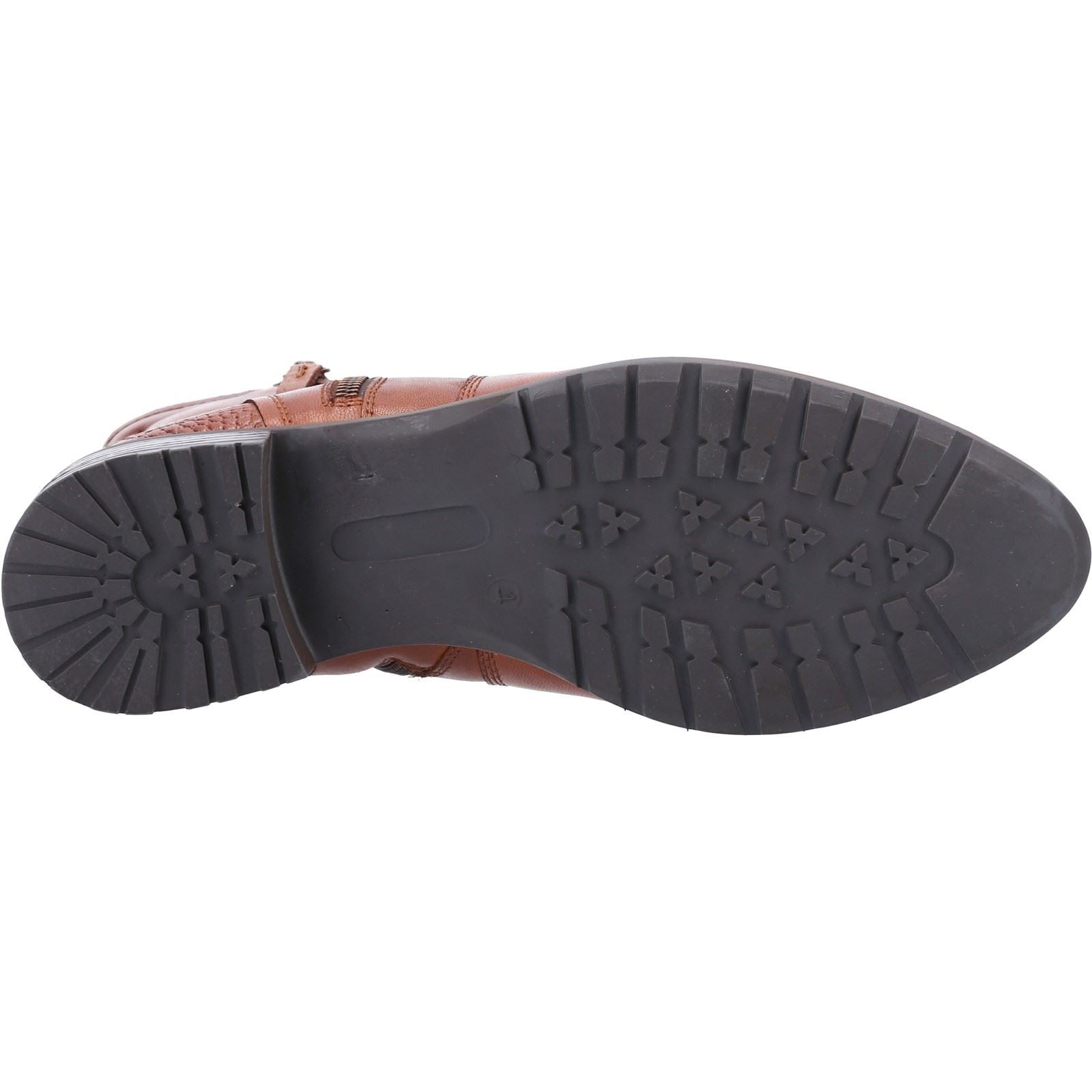 Hush Puppies Scarlett Bottes En Cuir Pour Femme Couleur Marron Clair