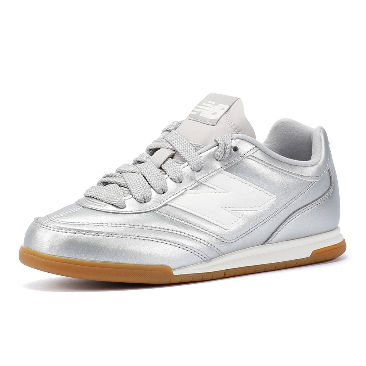 New Balance RC42 Baskets en cuir argenté