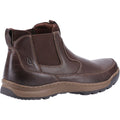Hush Puppies Gavin Bottes En Cuir Marron Pour Homme