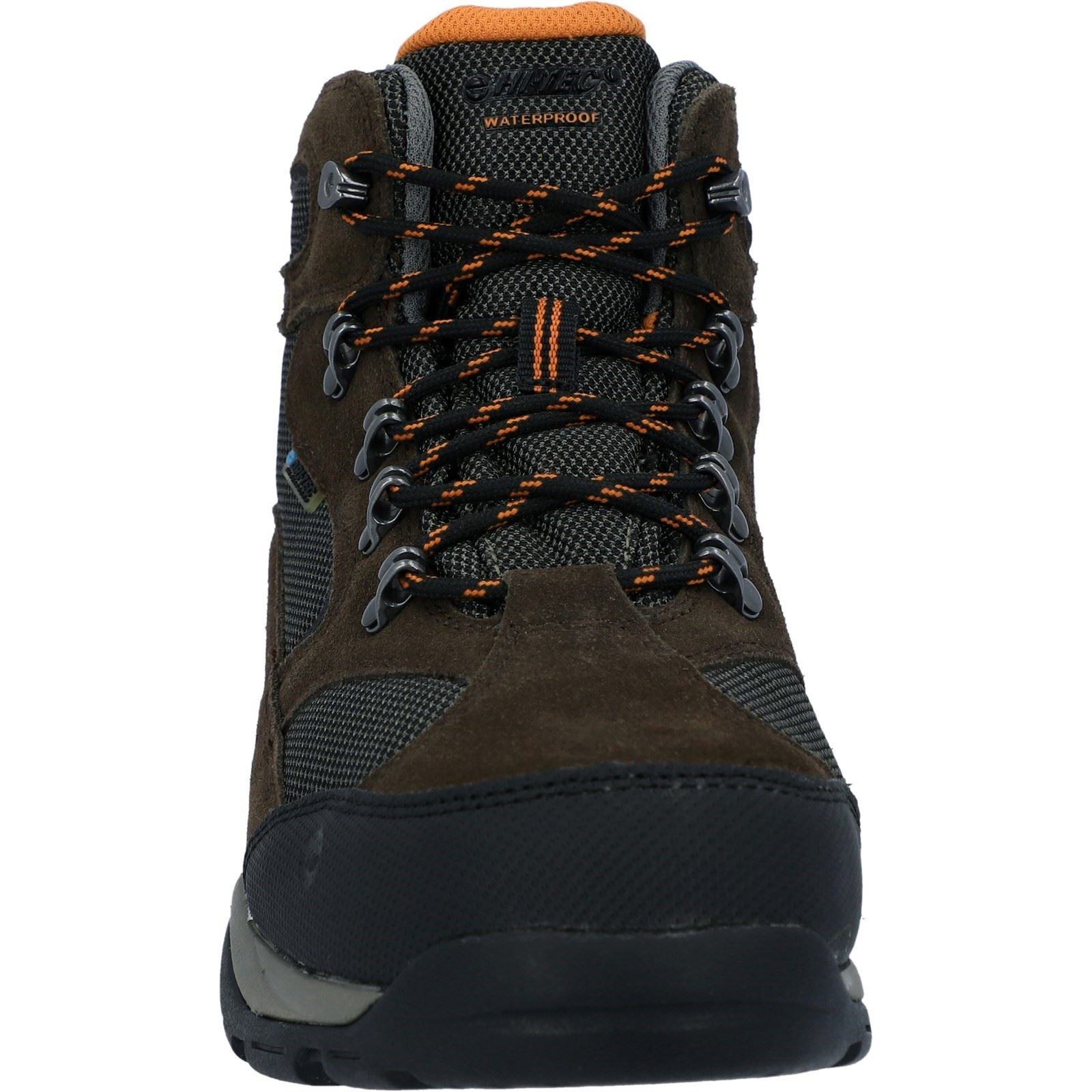 Hi-Tec Storm Wide Chaussures De Randonnée Pour Homme En Daim Chocolat Foncé/taupe Foncé En Daim Suédois