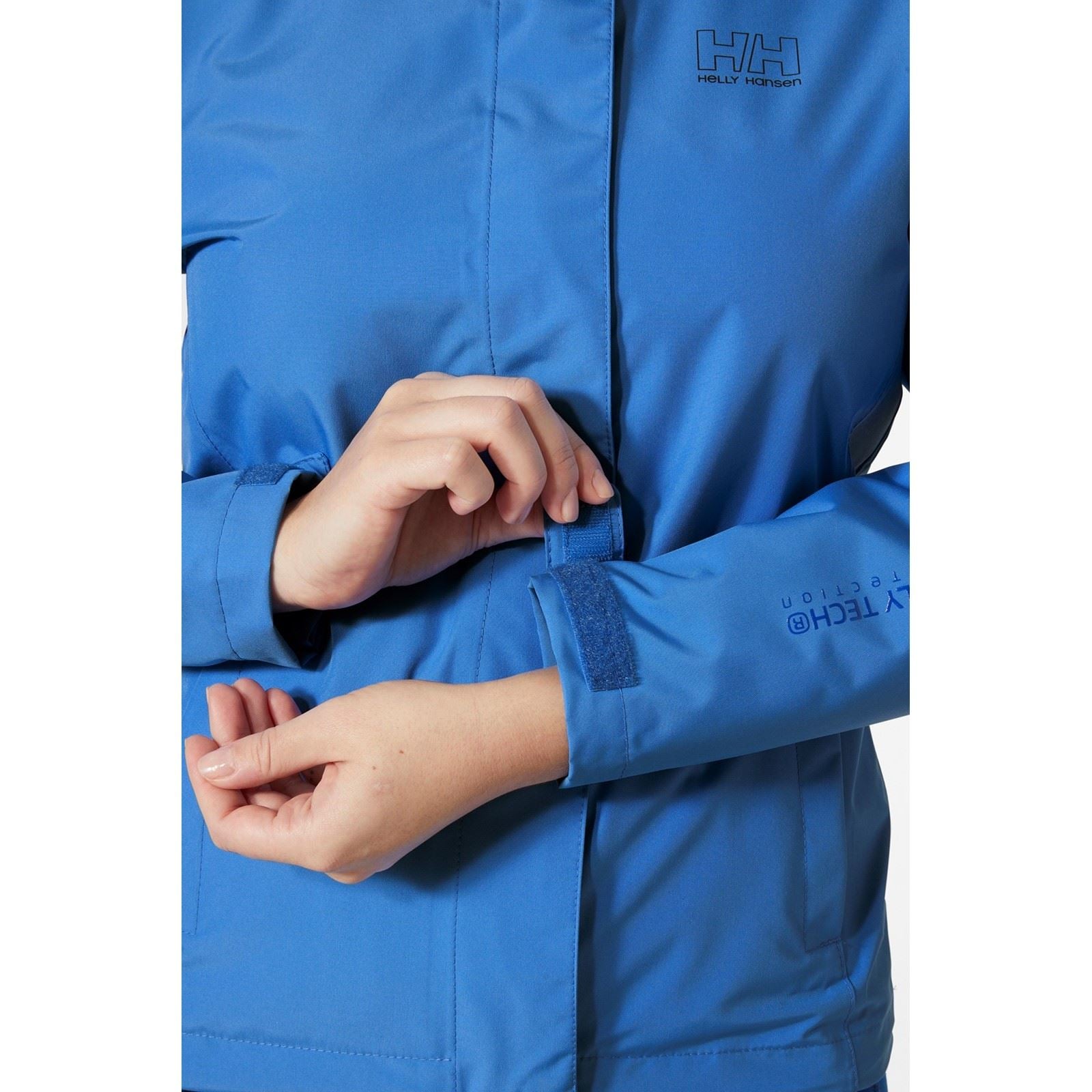Helly Hansen Sport Seven J Veste De Pluie Bleue Pour Femmes