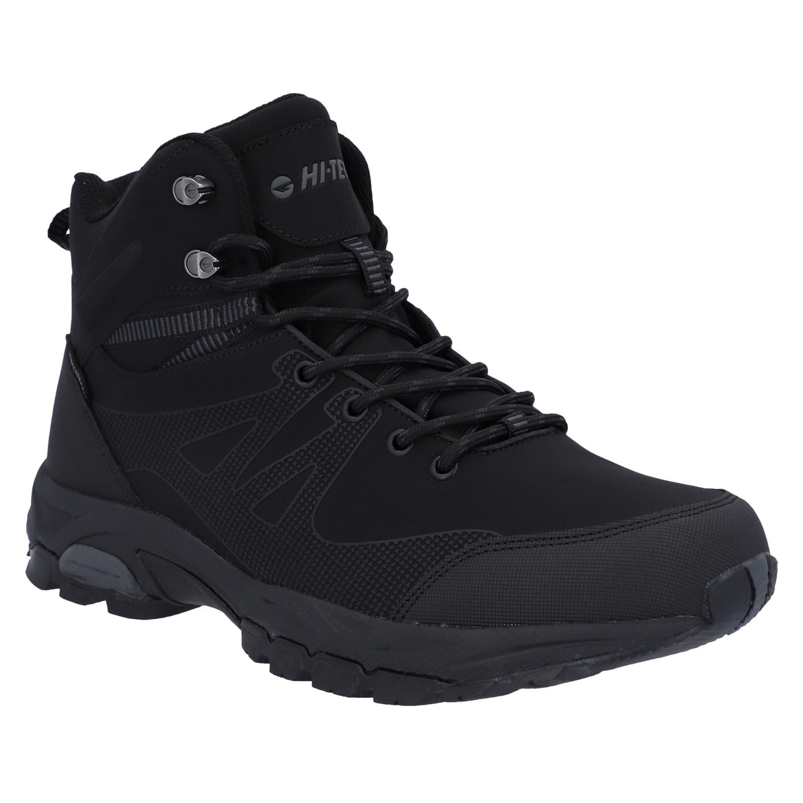 Hi-Tec Jackdaw Mid WP Chaussures De Randonnée Pour Homme En Polyester Noir/gris Carbone