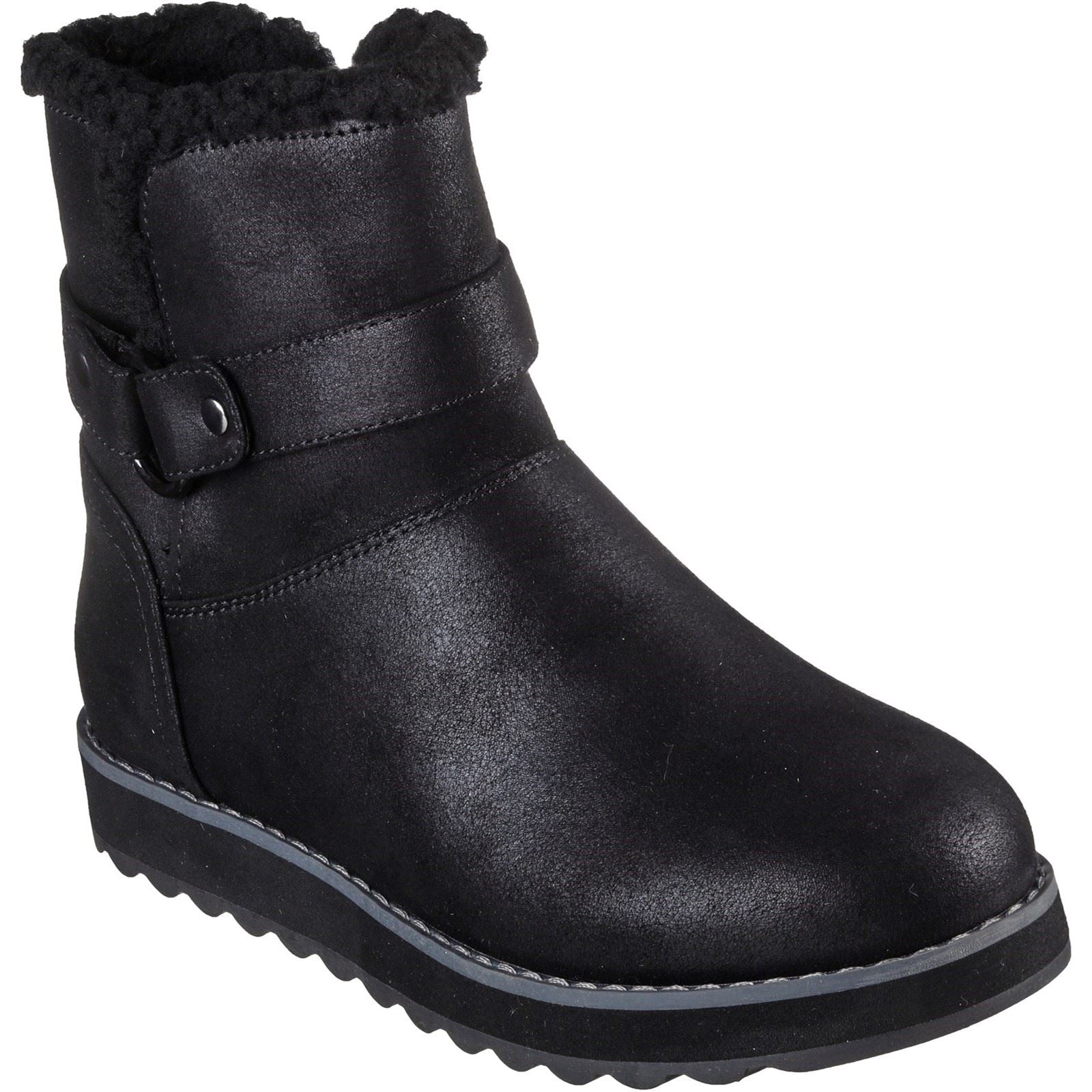 Skechers Keepsakes 2.0 Bottes Noires En Synthétique Pour Femmes