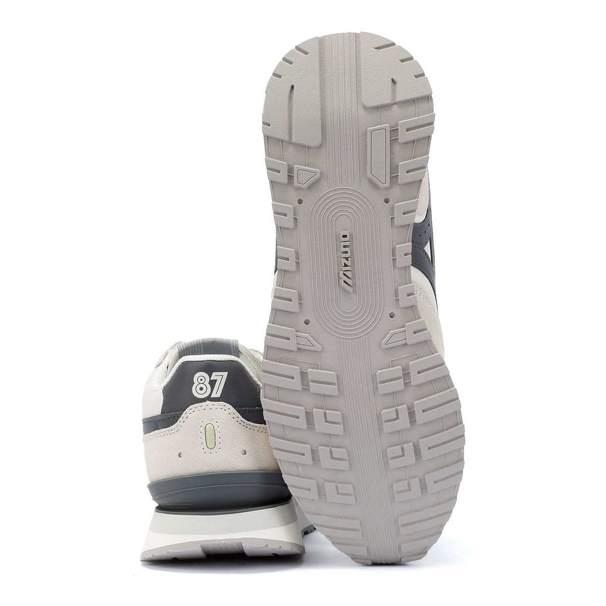 Mizuno RB87 Baskets En Daim Blanches