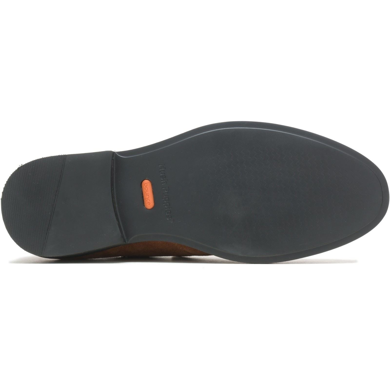Hush Puppies Earl Slip On Mocassins Pour Hommes En Cuir De Suède Couleur Châtaigne