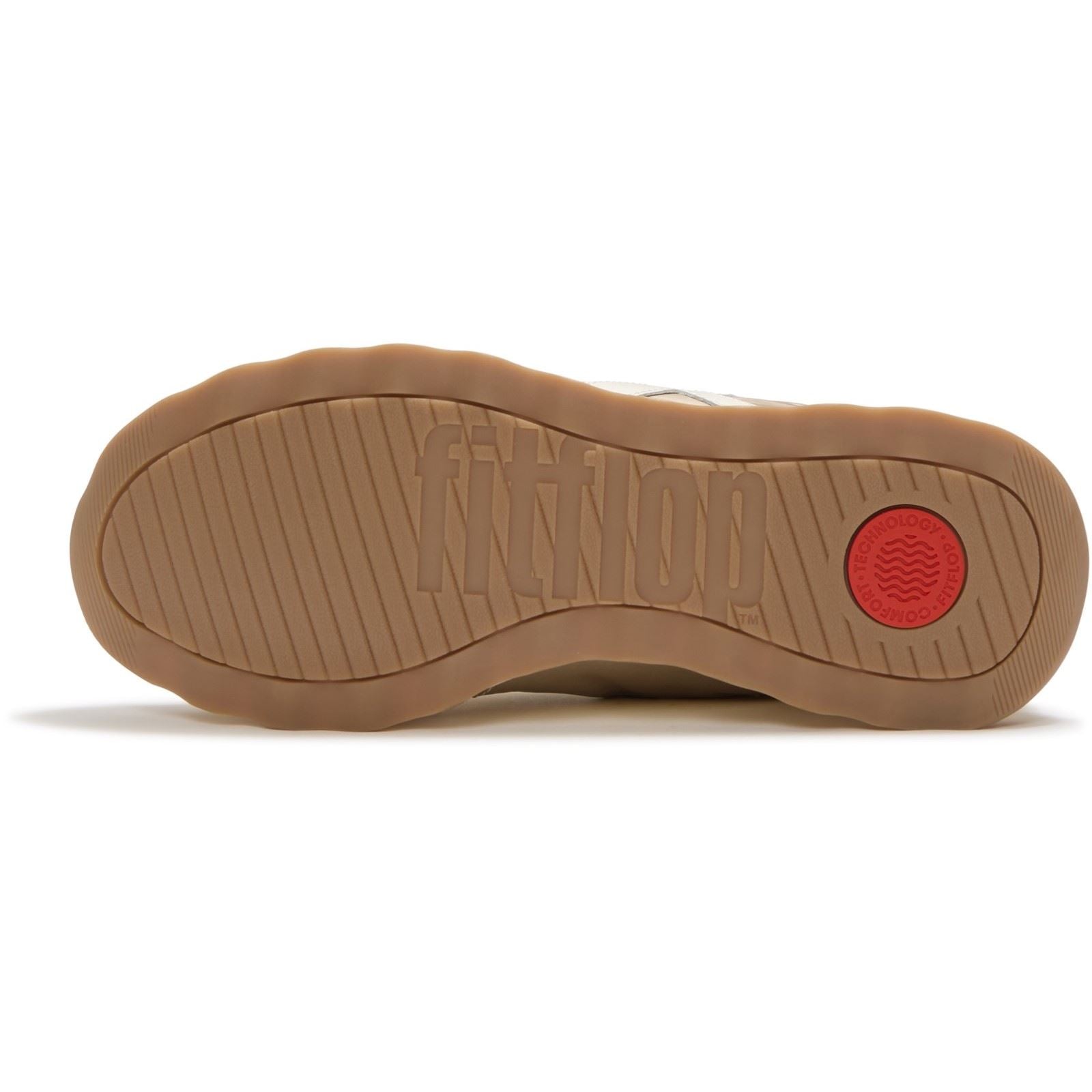 Fitflop Retro-Q FF Baskets Platino En Nylon Pour Femmes