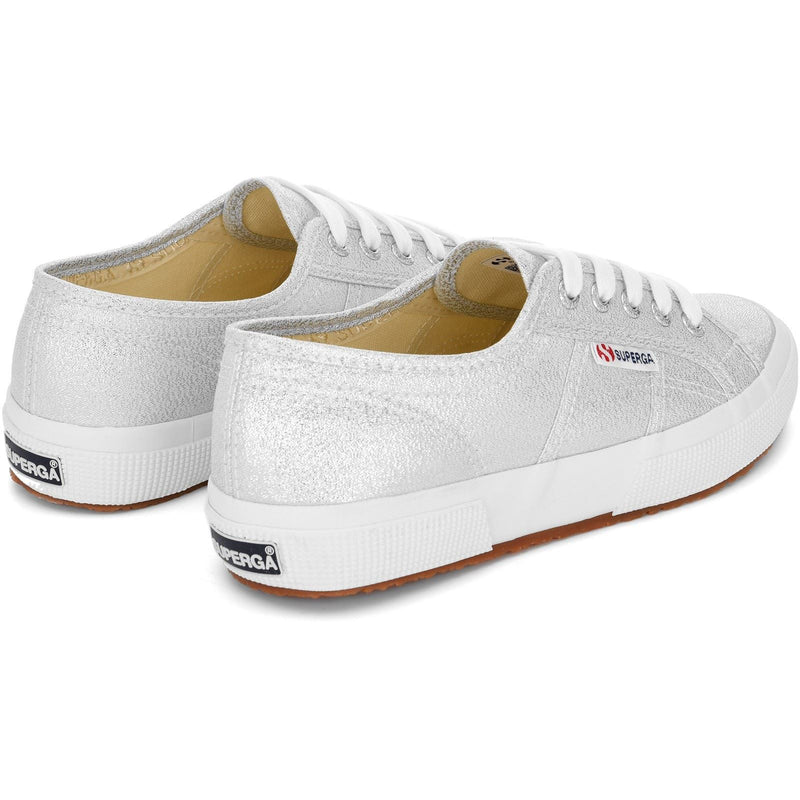 Superga 2750 Lamew Sneakers En Synthétique Gris Argent Pour Femmes