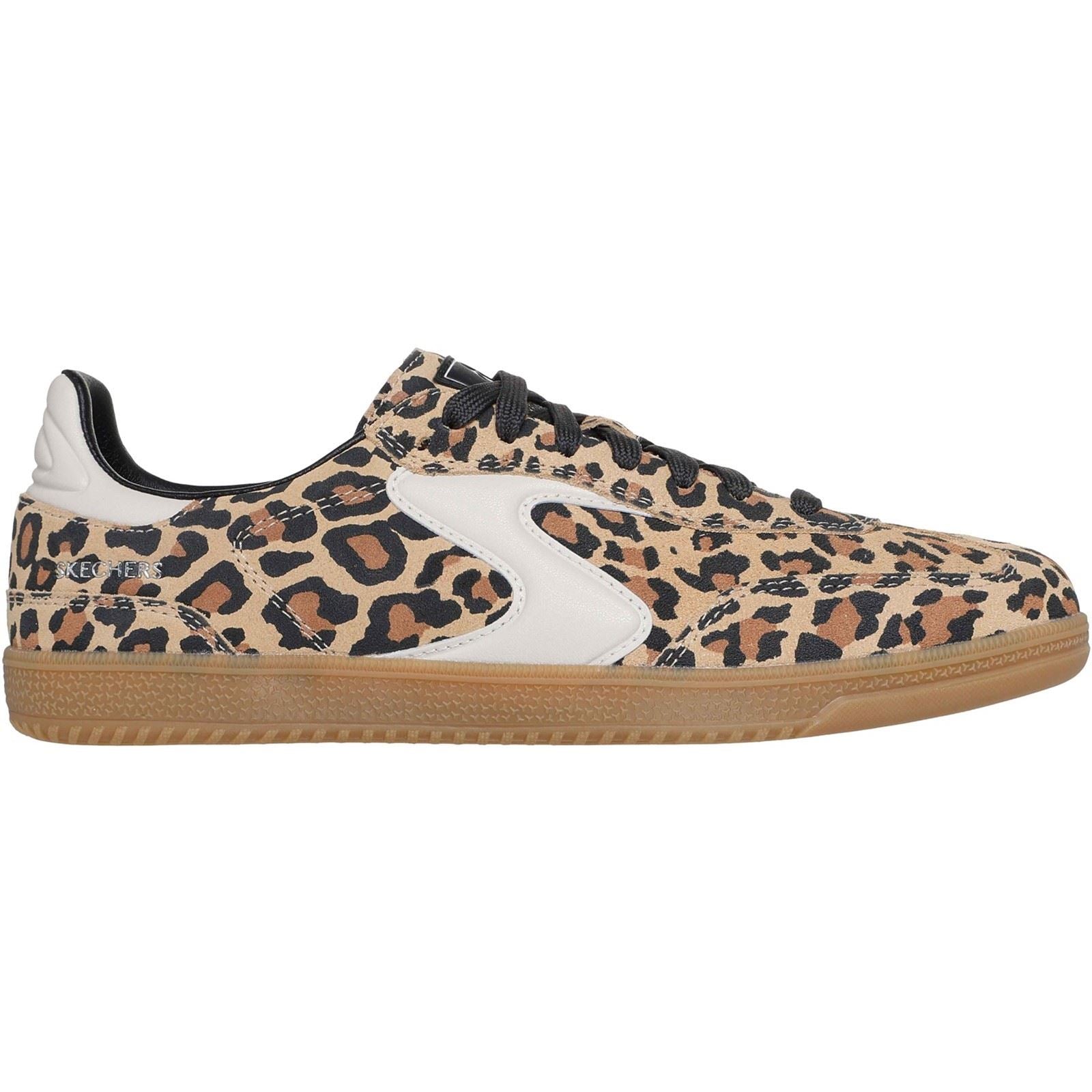 Skechers Hotshot - On The Prowl Hotshot - Baskets En Cuir À Imprimé Léopard Pour Femmes On The Prowl