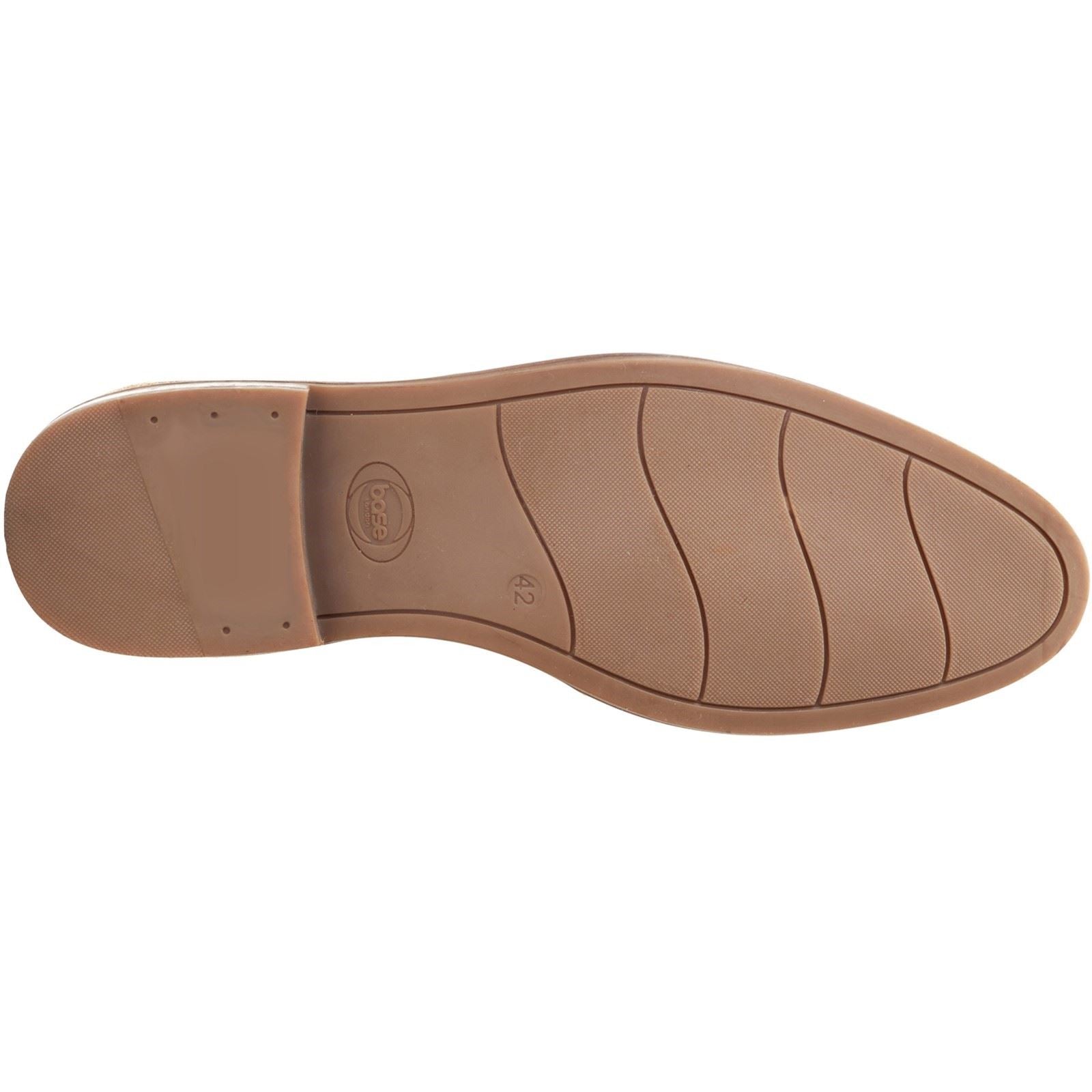 Base London Virgil Bottes En Cuir Brûlé Marron Pour Homme