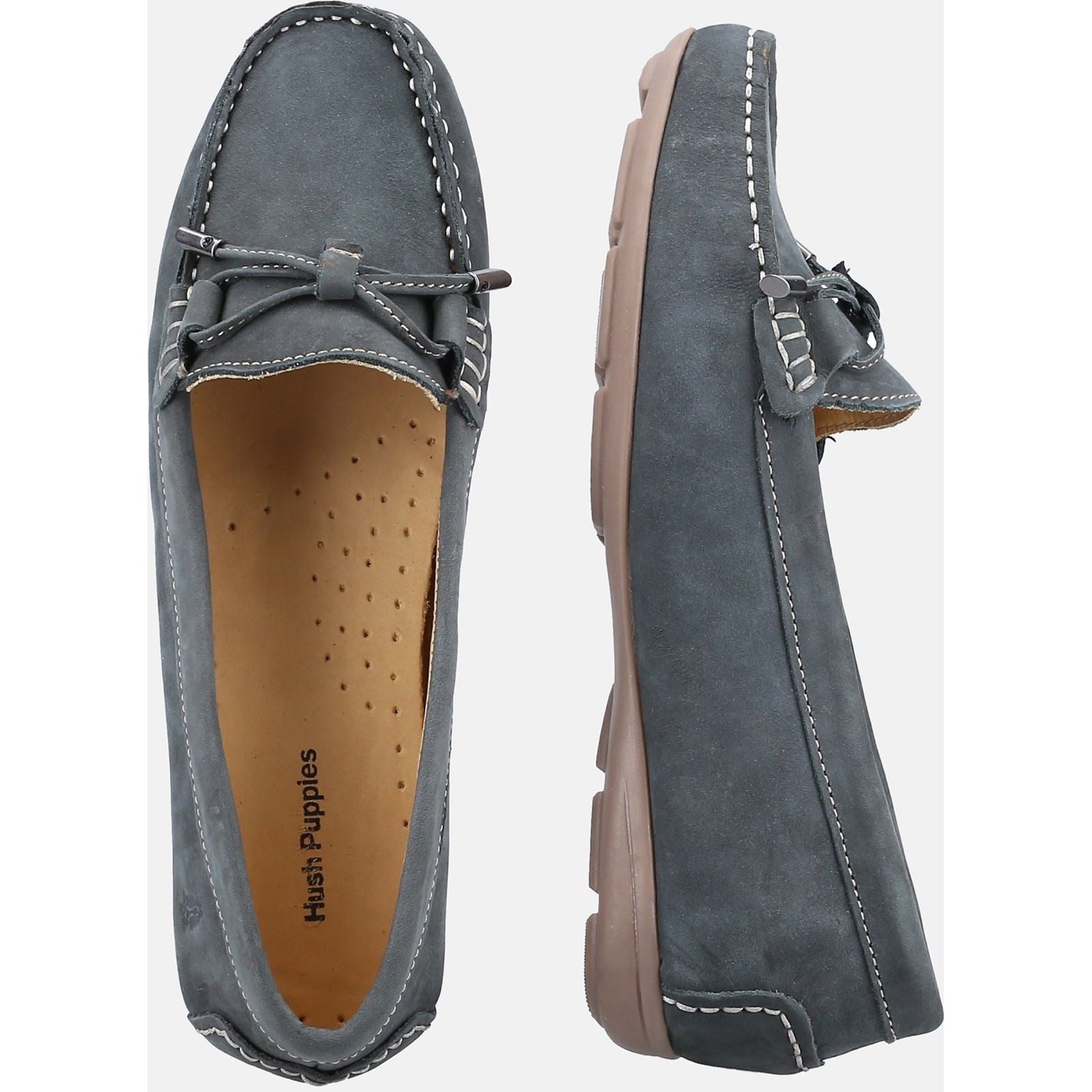 Hush Puppies Maggie Mocassins Pour Femmes En Cuir Motif Paon
