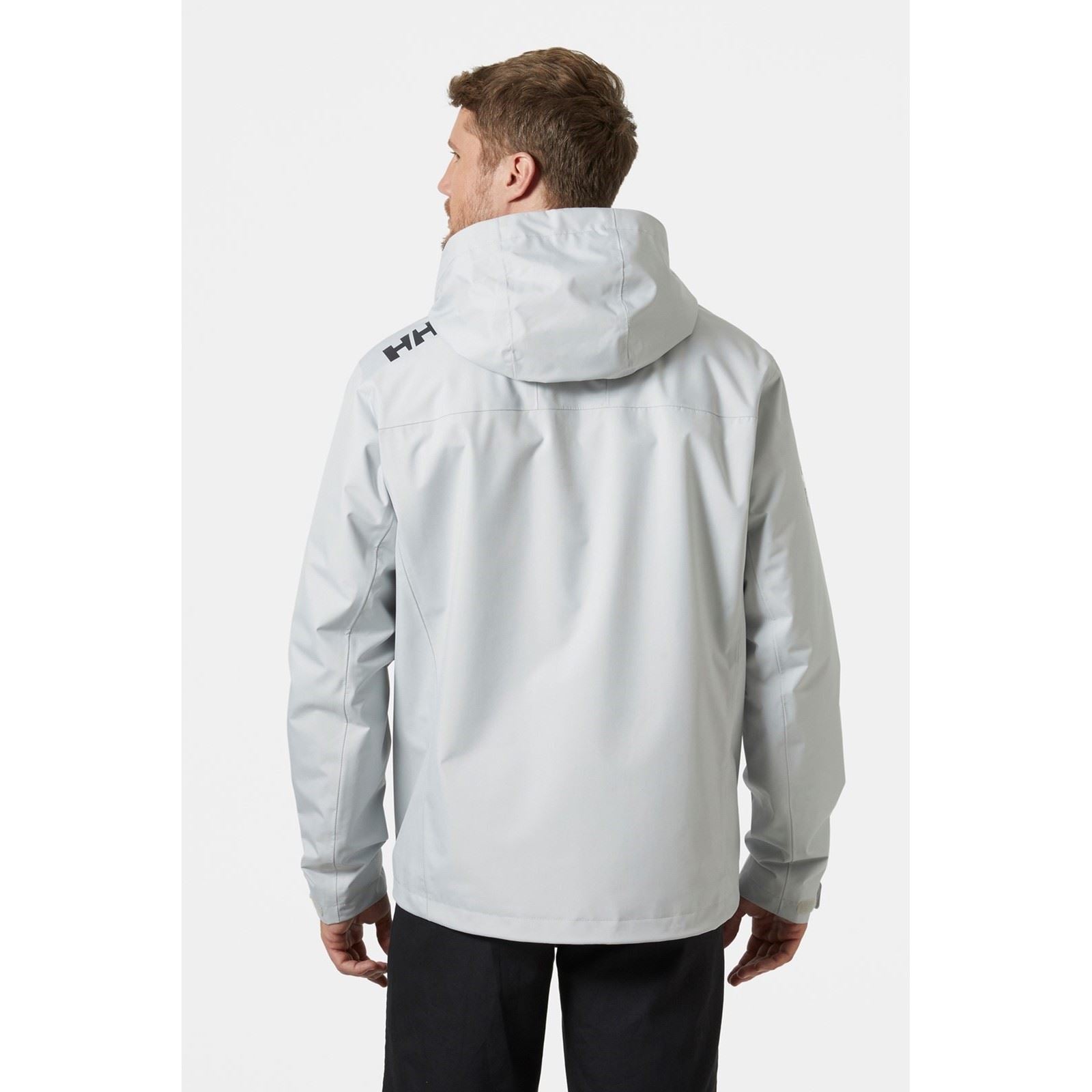 Helly Hansen Sport Crew Hooded Midlayer Sailing 2.1 Veste De Navigation Grise Pour Homme