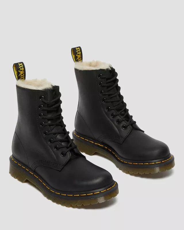 Dr. Martens Femme Noir Burnished Wyoming Serena Bottes