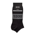 Chaussettes noires BOSS AS Logo 2 Pack Mens