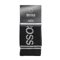 BOSS Rib Shine Logo Mens Black Socks (chaussettes noires)