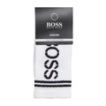 BOSS Rib Shine Logo Mens White Socks (chaussettes blanches)