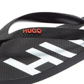 HUGO On Fire Mens Black Flip Flops