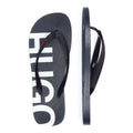 HUGO On Fire Mens Navy Flip Flops