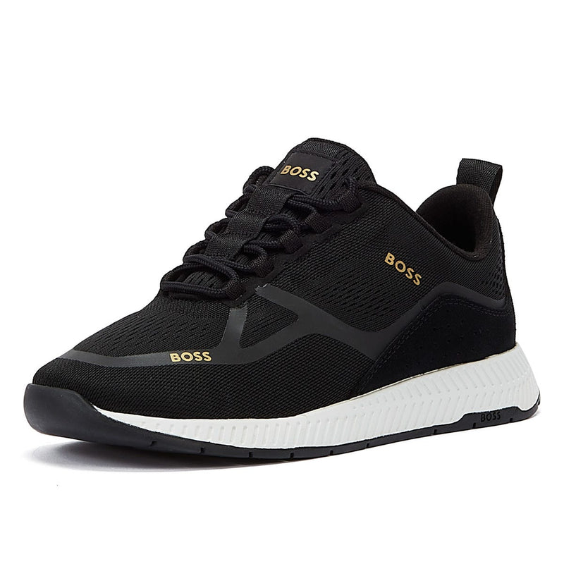 Boss Titanium Runn Womens Black Trainers