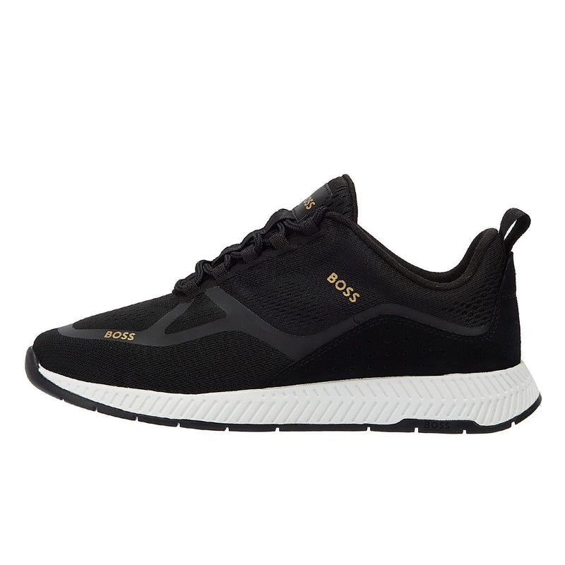 Boss Titanium Runn Womens Black Trainers
