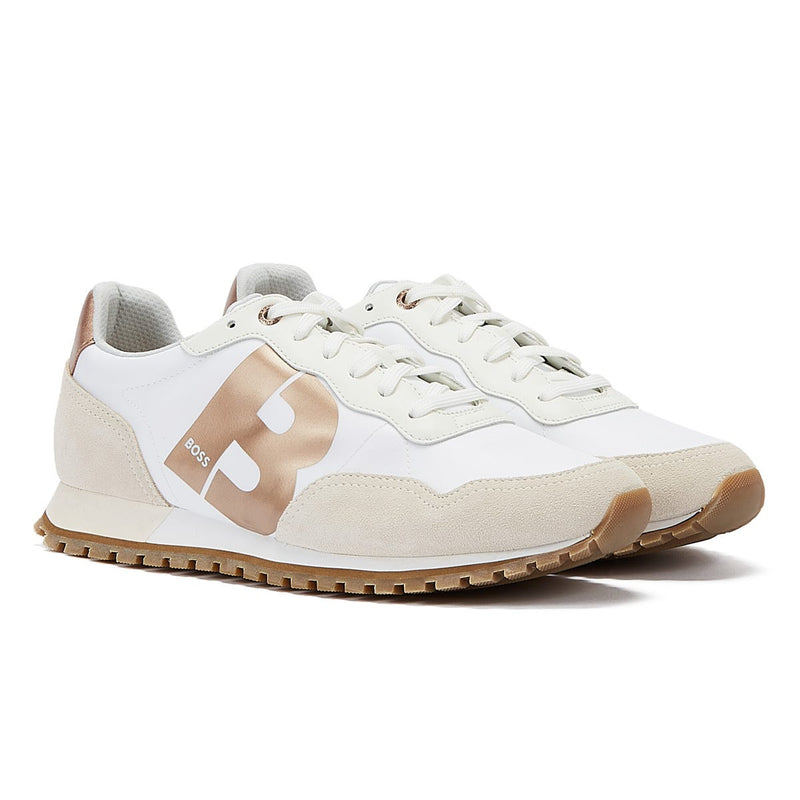Hugo Parkour Run Womens Open White Trainers