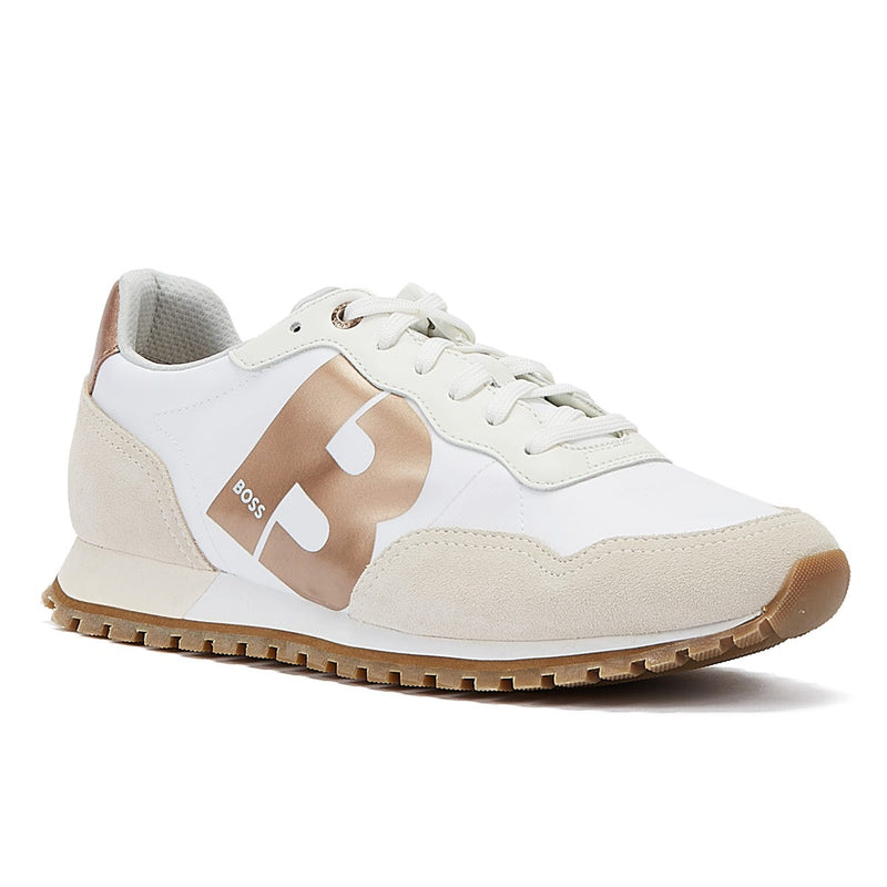 Hugo Parkour Run Womens Open White Trainers