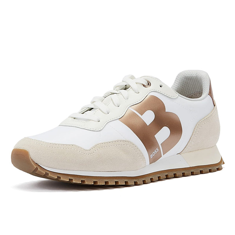 Hugo Parkour Run Womens Open White Trainers