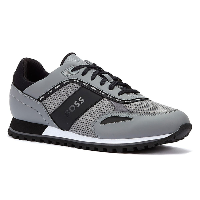 Boss Parkour Runn Mens Open Grey Trainers