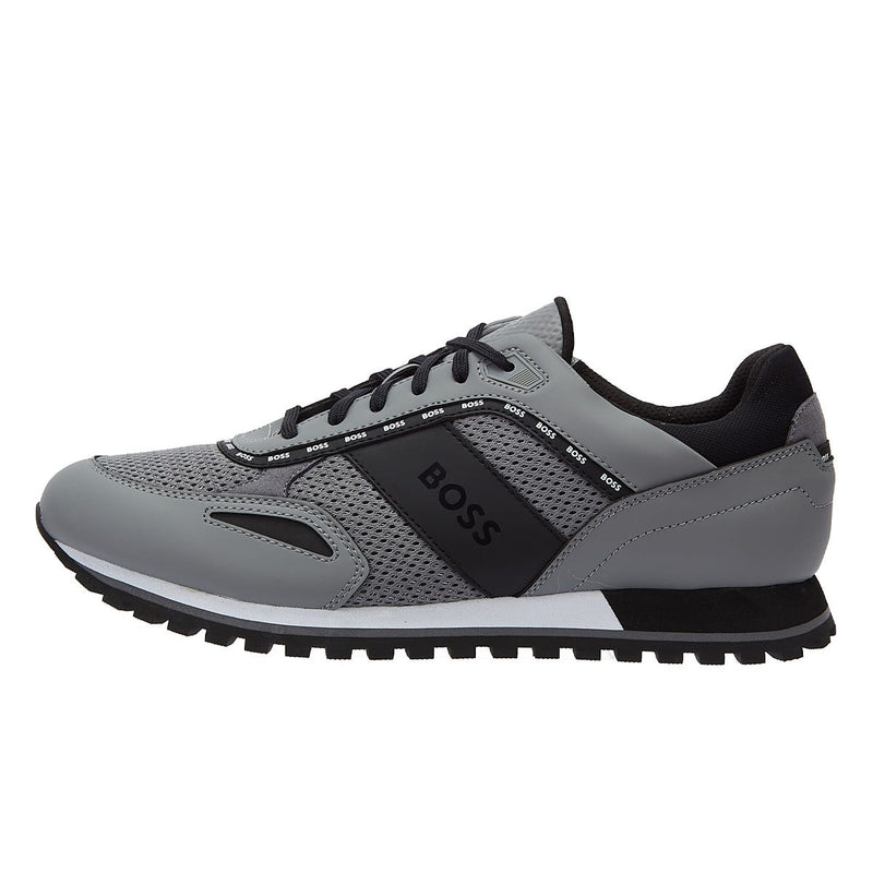 Boss Parkour Runn Mens Open Grey Trainers