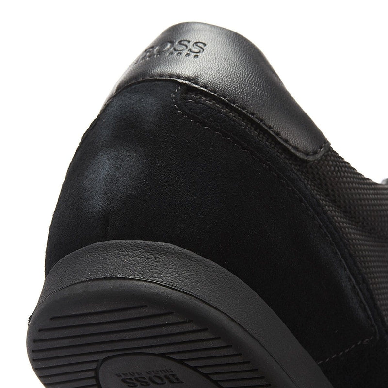 BOSS Glaze Mix Low Mens Black Trainers