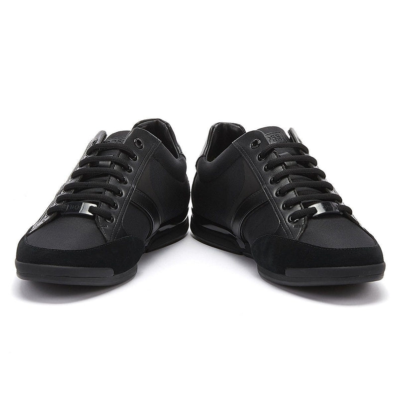 BOSS Saturn Mix Low Mens Black Trainers