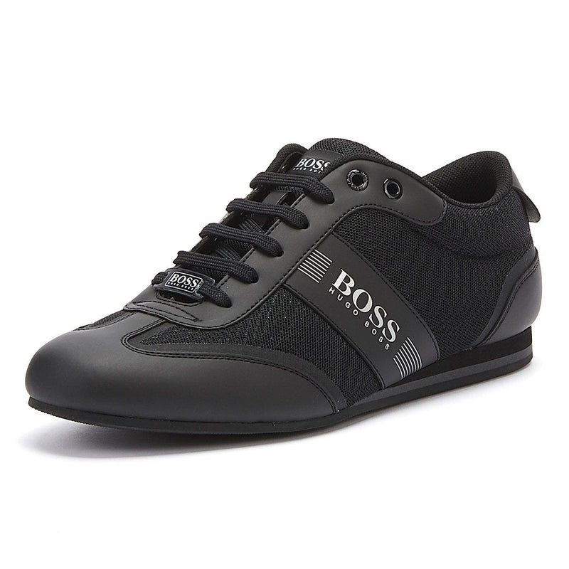 BOSS Lighter Mix Low Mens Black Trainers