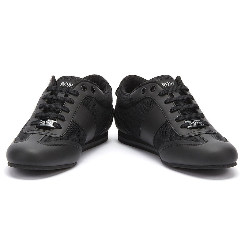 BOSS Lighter Mix Low Mens Black Trainers