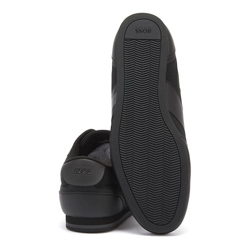 BOSS Lighter Mix Low Mens Black Trainers